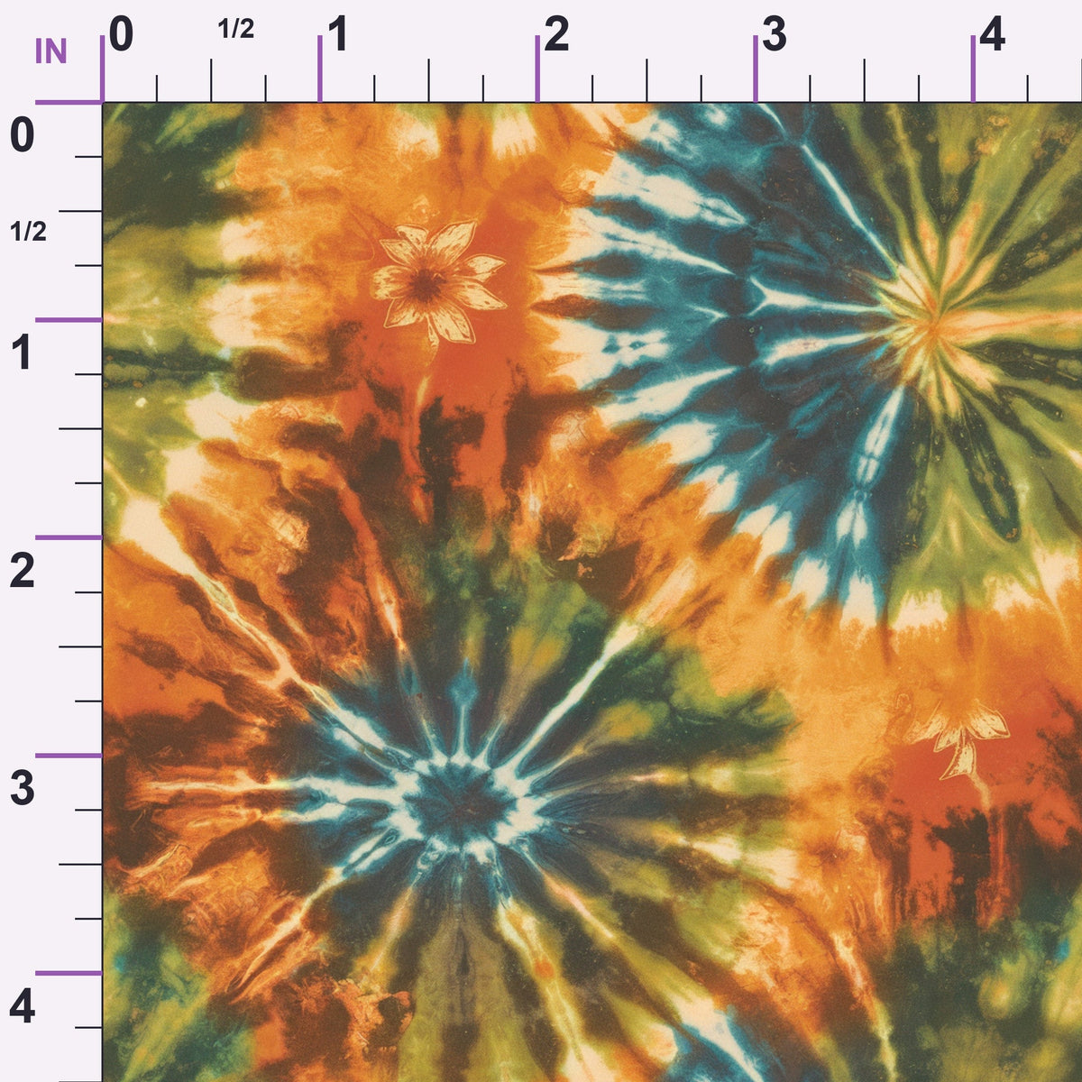 Psychedelic Swirl Pattern 6 Minky Fabric