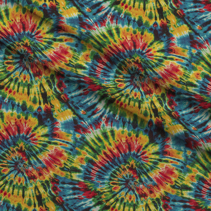 Psychedelic Swirl Pattern 9 Minky Fabric