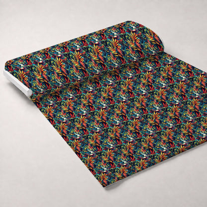 Psychedelic Whiskers Pattern 10 Minky Fabric