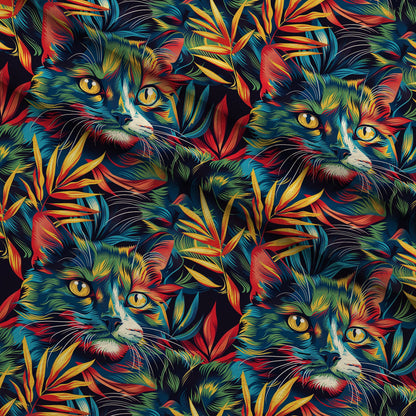 Psychedelic Whiskers Pattern 10 Minky Fabric