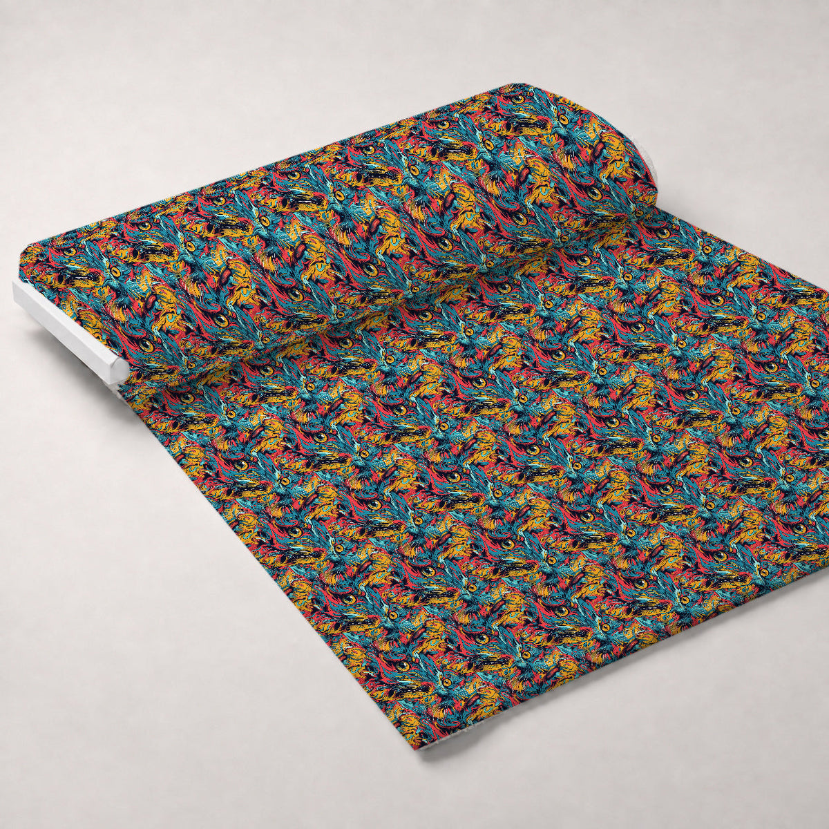 Psychedelic Whiskers Pattern 14 Minky Fabric