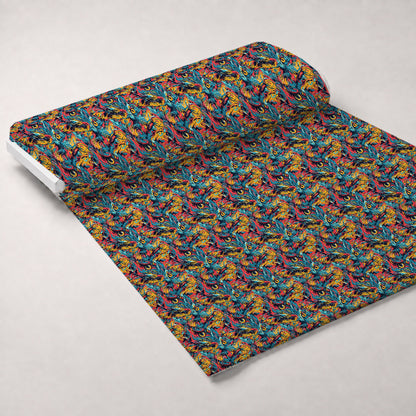 Psychedelic Whiskers Pattern 14 Minky Fabric