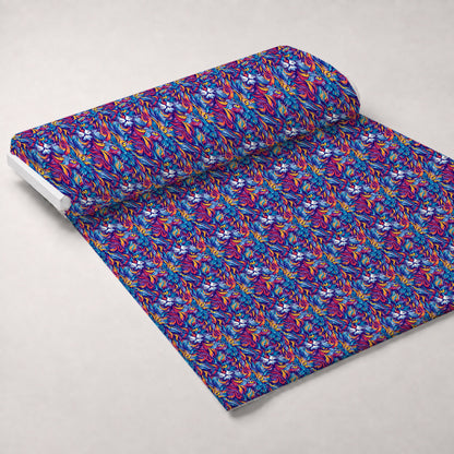 Psychedelic Whiskers Pattern 3 Minky Fabric