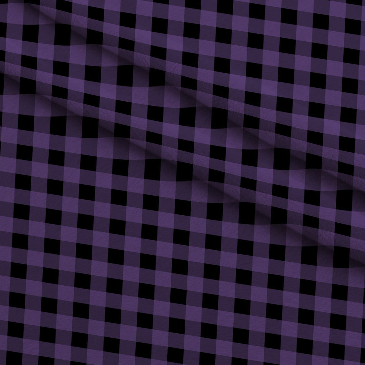 Pumpkin Gingham Pattern 1 Minky Fabric