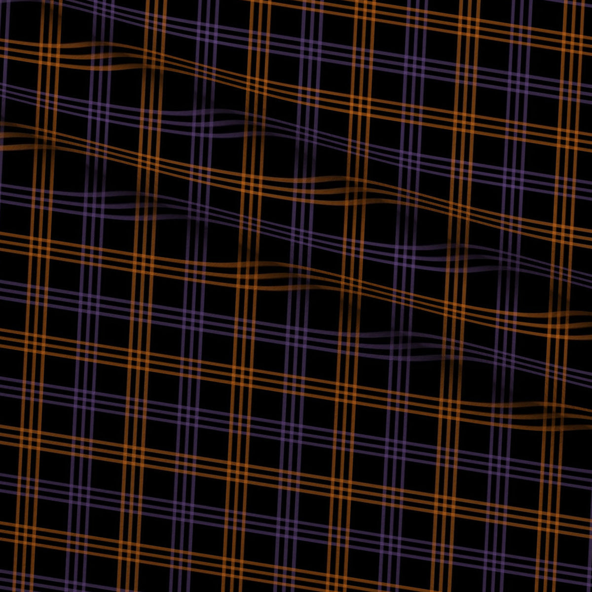 Pumpkin Gingham Pattern 13 Minky Fabric