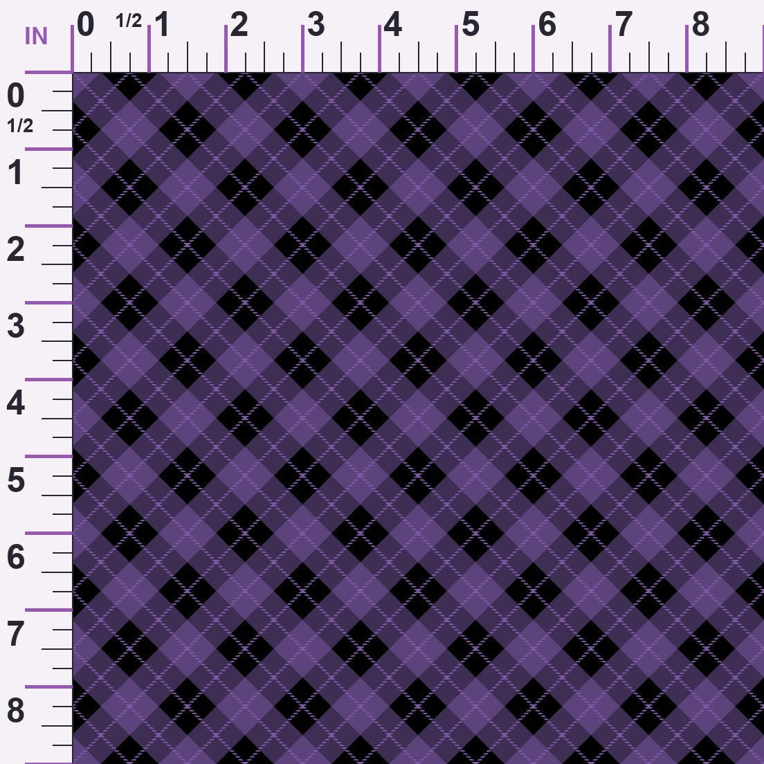 Pumpkin Gingham Pattern 19 Minky Fabric