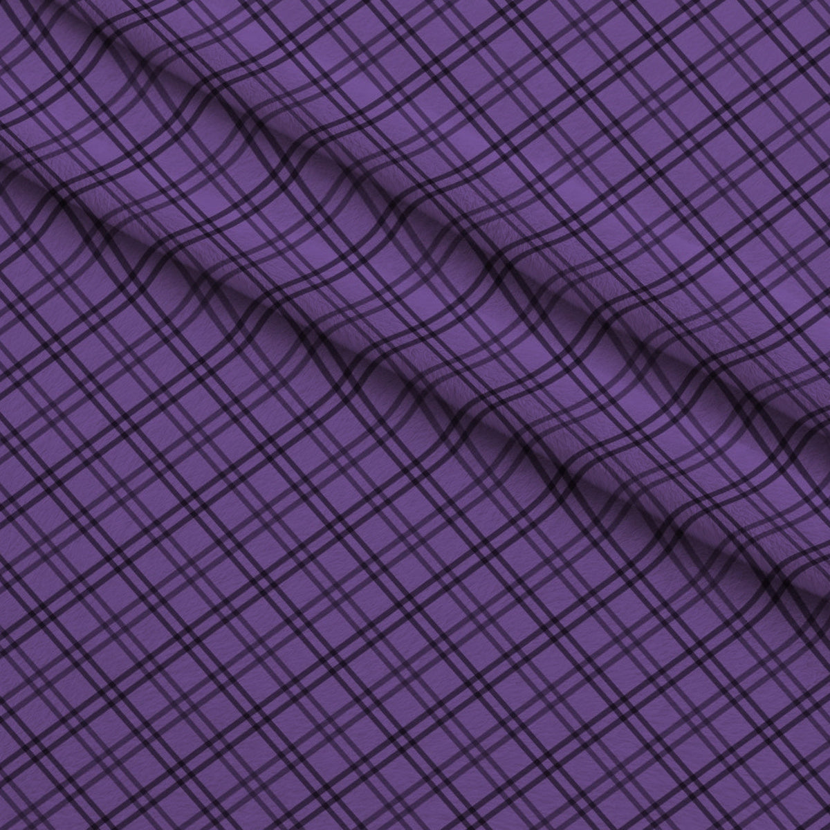 Pumpkin Gingham Pattern 5 Minky Fabric