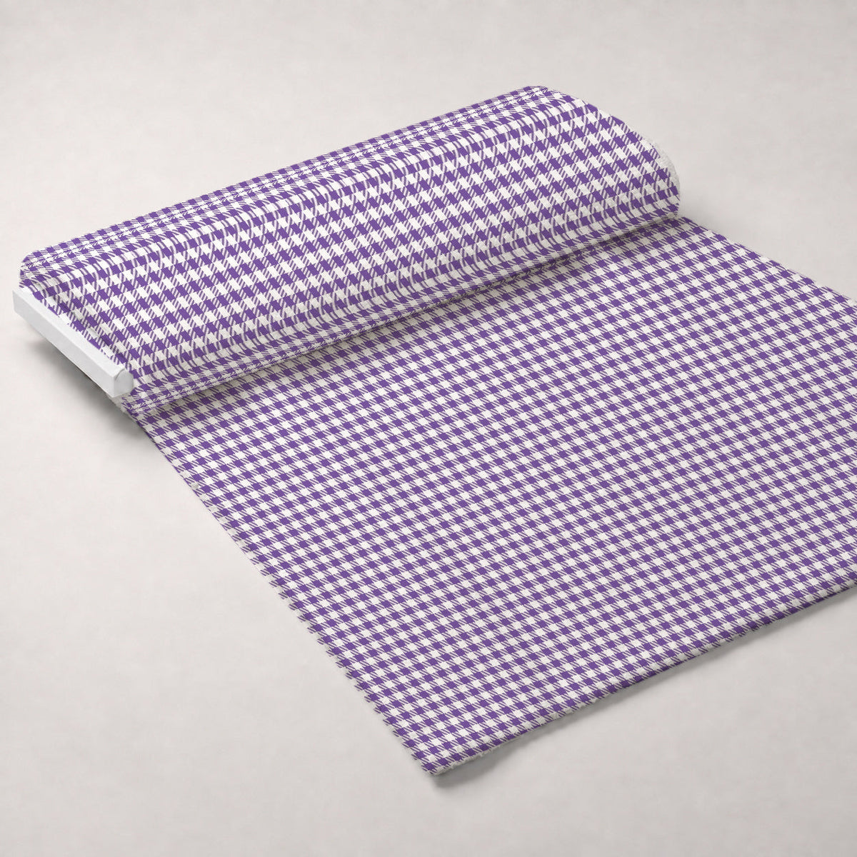 Pumpkin Gingham Pattern 8 Minky Fabric