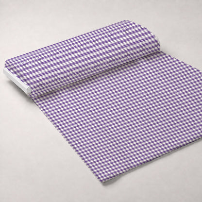 Pumpkin Gingham Pattern 8 Minky Fabric