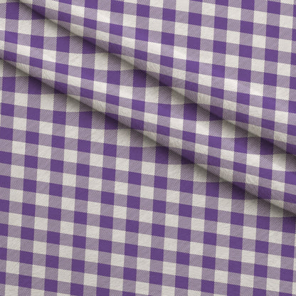 Pumpkin Gingham Pattern 8 Minky Fabric