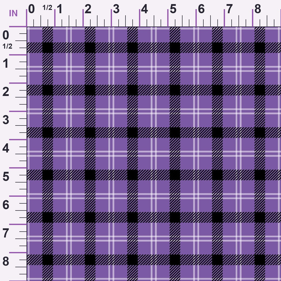 Pumpkin Gingham Pattern 9 Minky Fabric