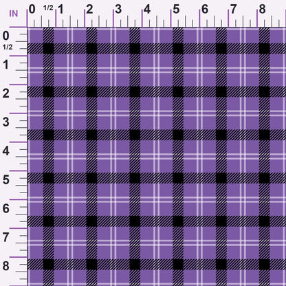 Pumpkin Gingham Pattern 9 Minky Fabric