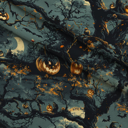 Pumpkin Hollow Pattern 1 Minky Fabric