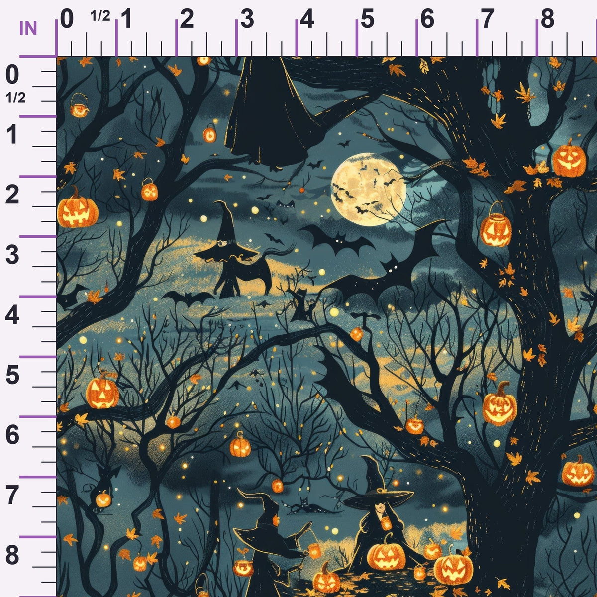 Pumpkin Hollow Pattern 10 Minky Fabric