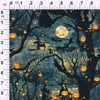 Pumpkin Hollow Pattern 10 Minky Fabric