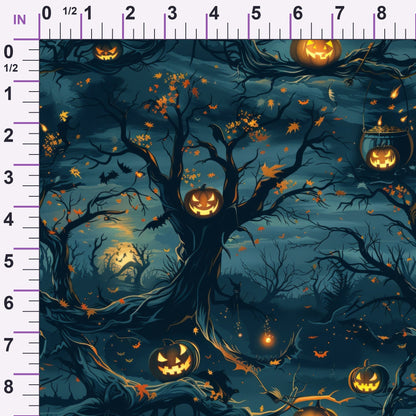 Pumpkin Hollow Pattern 11 Minky Fabric