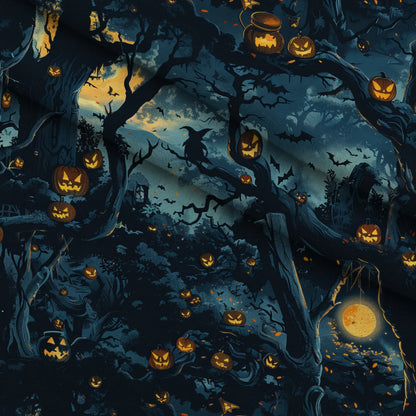 Pumpkin Hollow Pattern 13 Minky Fabric