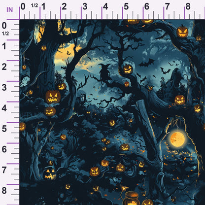 Pumpkin Hollow Pattern 13 Minky Fabric