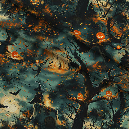 Pumpkin Hollow Pattern 14 Minky Fabric