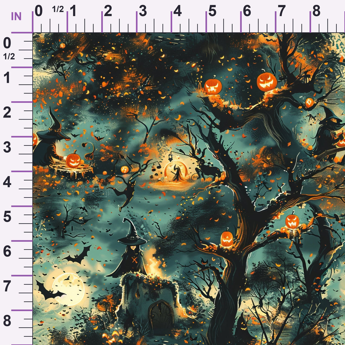Pumpkin Hollow Pattern 14 Minky Fabric