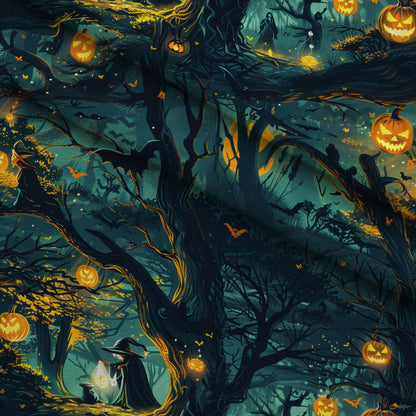 Pumpkin Hollow Pattern 15 Minky Fabric