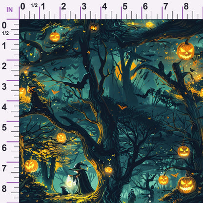 Pumpkin Hollow Pattern 15 Minky Fabric