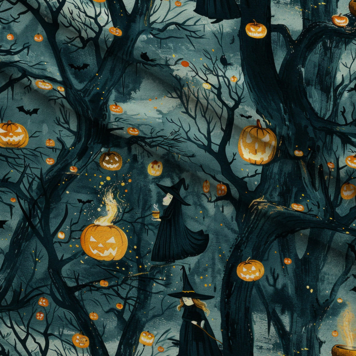 Pumpkin Hollow Pattern 17 Minky Fabric