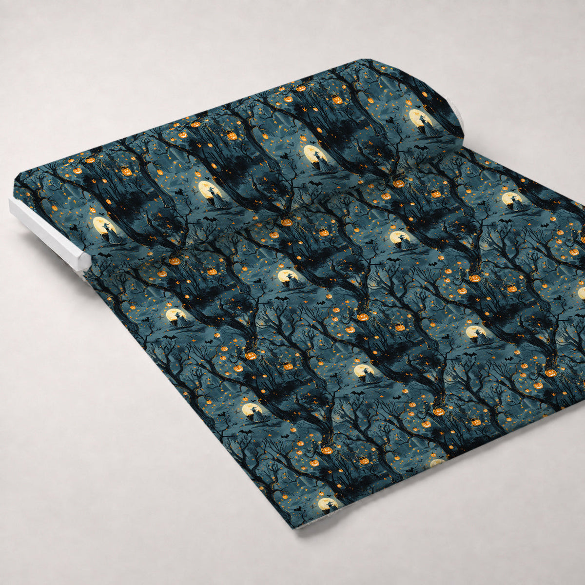 Pumpkin Hollow Pattern 2 Minky Fabric