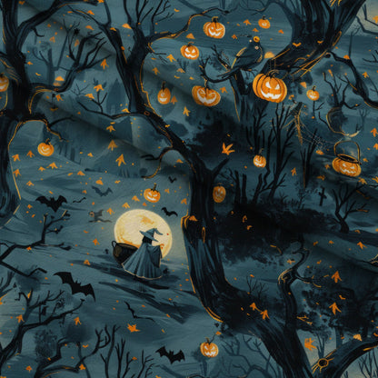 Pumpkin Hollow Pattern 2 Minky Fabric