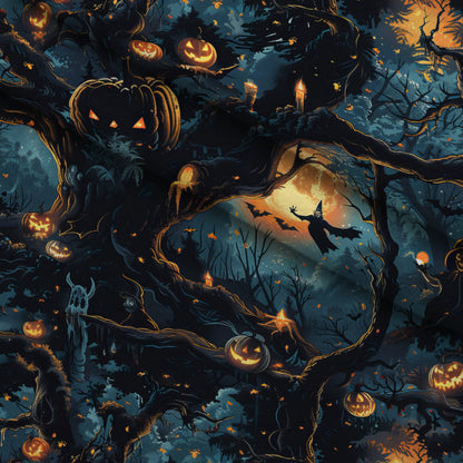 Pumpkin Hollow Pattern 20 Minky Fabric