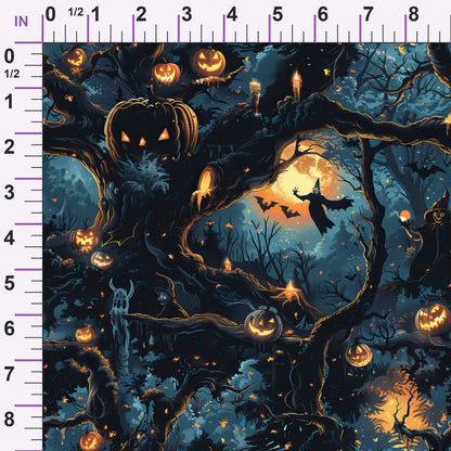 Pumpkin Hollow Pattern 20 Minky Fabric