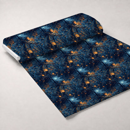 Pumpkin Hollow Pattern 22 Minky Fabric