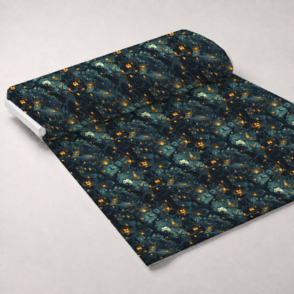 Pumpkin Hollow Pattern 23 Minky Fabric