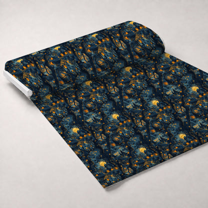 Pumpkin Hollow Pattern 24 Minky Fabric