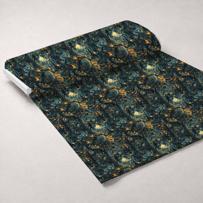 Pumpkin Hollow Pattern 4 Minky Fabric