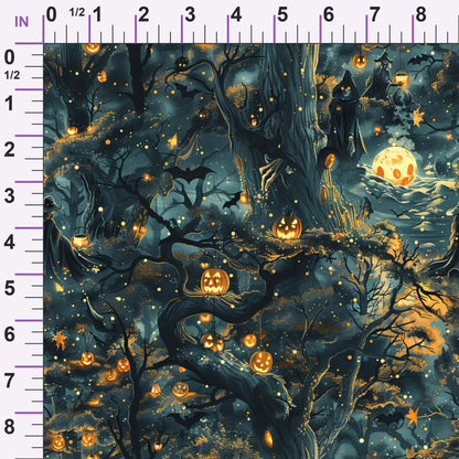 Pumpkin Hollow Pattern 4 Minky Fabric