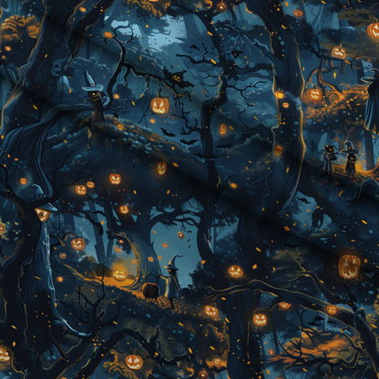 Pumpkin Hollow Pattern 5 Minky Fabric