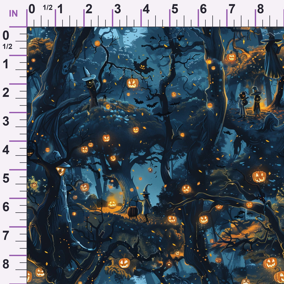 Pumpkin Hollow Pattern 5 Minky Fabric