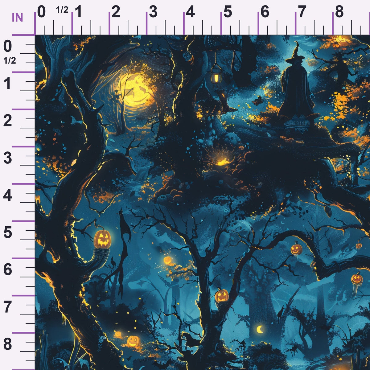 Pumpkin Hollow Pattern 6 Minky Fabric