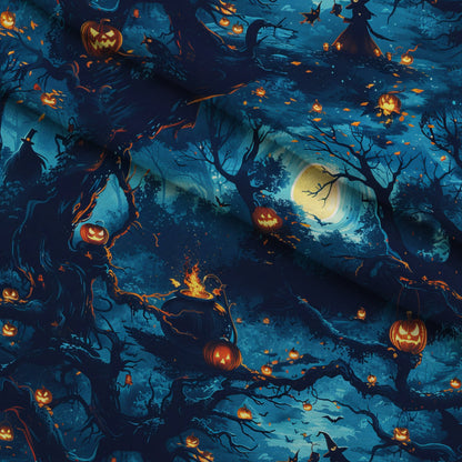Pumpkin Hollow Pattern 8 Minky Fabric