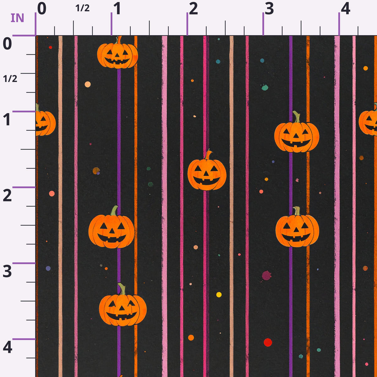 Pumpkin Moon Parade Pattern 13 Minky Fabric