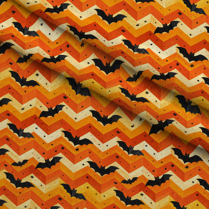 Pumpkin Moon Parade Pattern 18 Minky Fabric