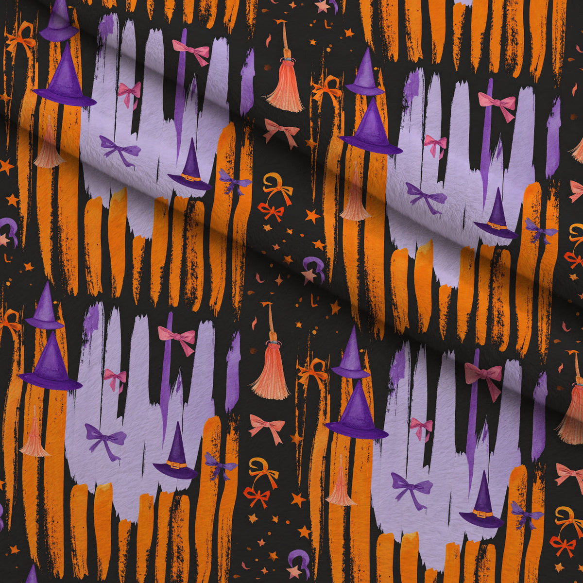 Pumpkin Moon Parade Pattern 25 Minky Fabric