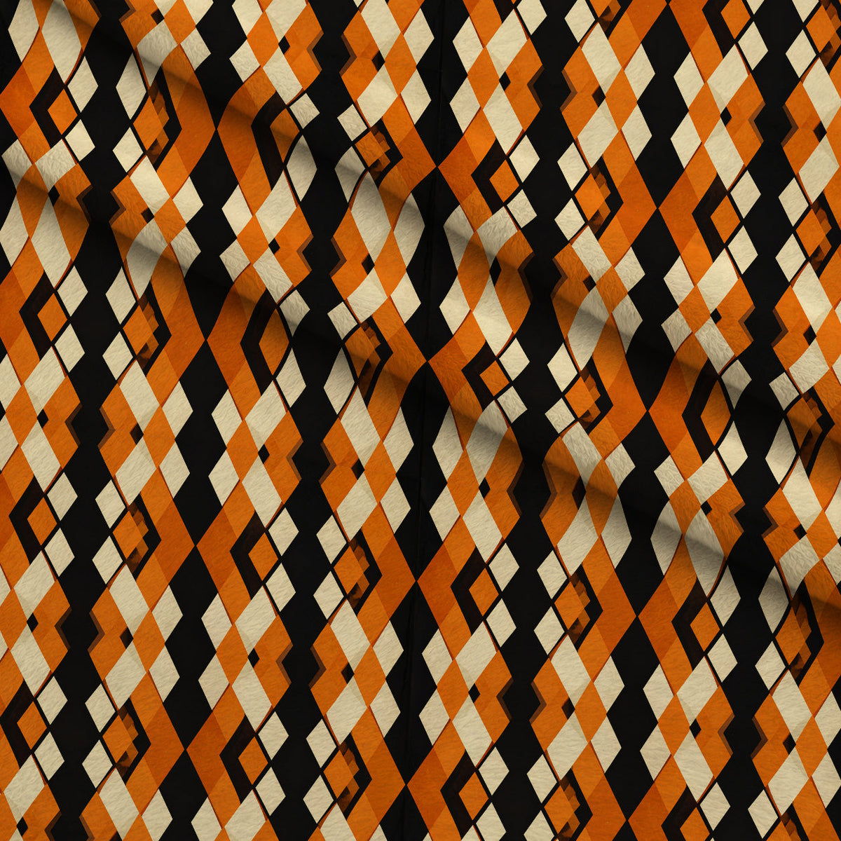 Pumpkin Moon Parade Pattern 6 Minky Fabric