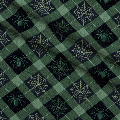Pumpkin Patch Plaid Pattern 1 Minky Fabric
