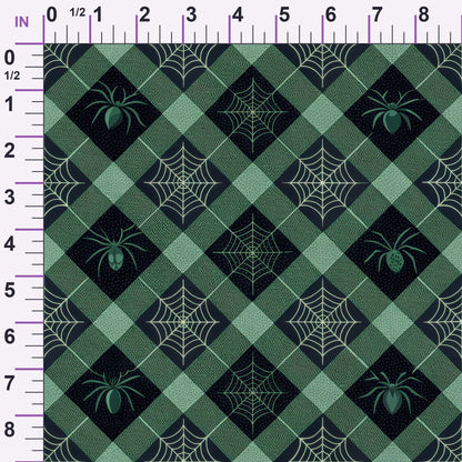 Pumpkin Patch Plaid Pattern 1 Minky Fabric