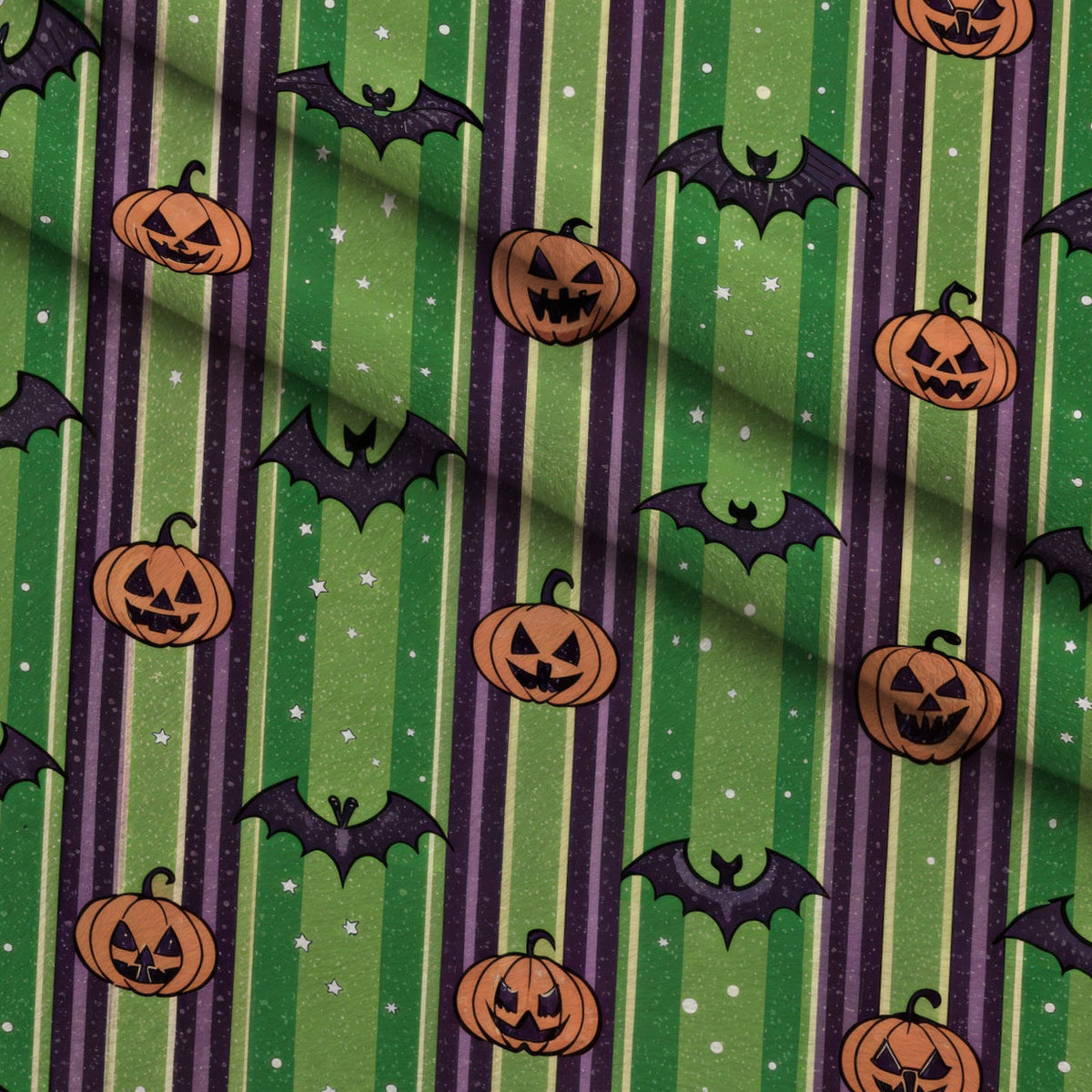 Pumpkin Patch Plaid Pattern 6 Minky Fabric
