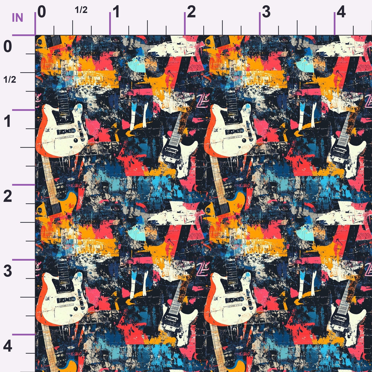 Punk Poster Riot Pattern 1 Minky Fabric