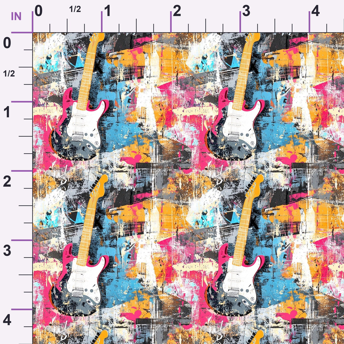 Punk Poster Riot Pattern 2 Minky Fabric