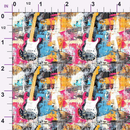 Punk Poster Riot Pattern 2 Minky Fabric